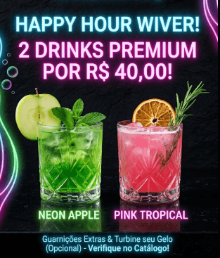 Combo Happy Hour (2 Drinks Premium)
